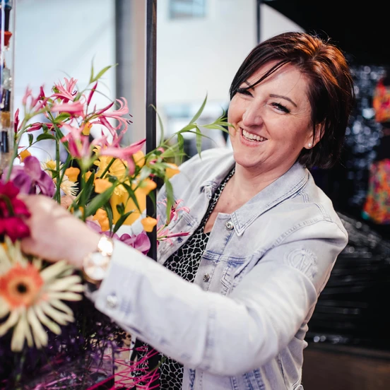 Floristmeisterin Anja Ersing