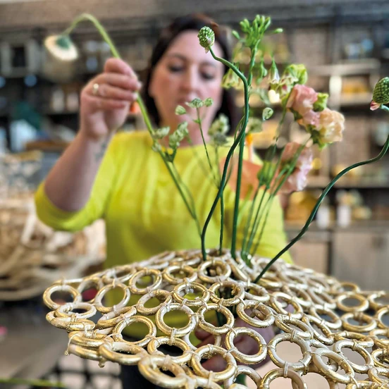 Floristmeisterin Anja Ersing